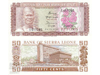 tino37- SIERRA LEONE - 50 CENTS - 1984 - UNC