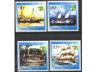 Clean stamps Ships Sailboats 1999 from Papua New Guinea