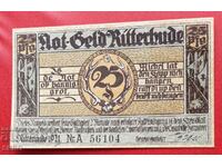 Bancnota-Germania-Saxonia-Ritterhude-25 pfennig 1921
