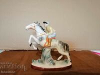 Жокей Порцеланова фигурка porcelain jockey figurine 1137