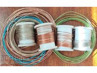 Copper, aluminum and silver-plated wire