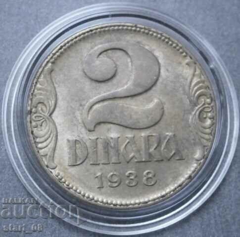 2 dinars 1938