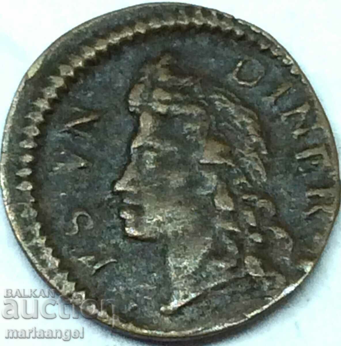 Spania 1 Dinero 1710 Carlos III Pretender - Rar