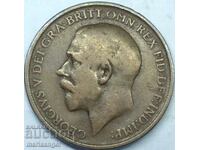 Marea Britanie 1 Penny 1911 George V 30mm Bronz