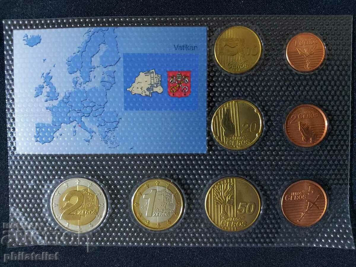 Auction Trial Euro Set - Vatican City 2009, 8 coins Auction Trial Euro Set - Vatican City 2009, 8 coins