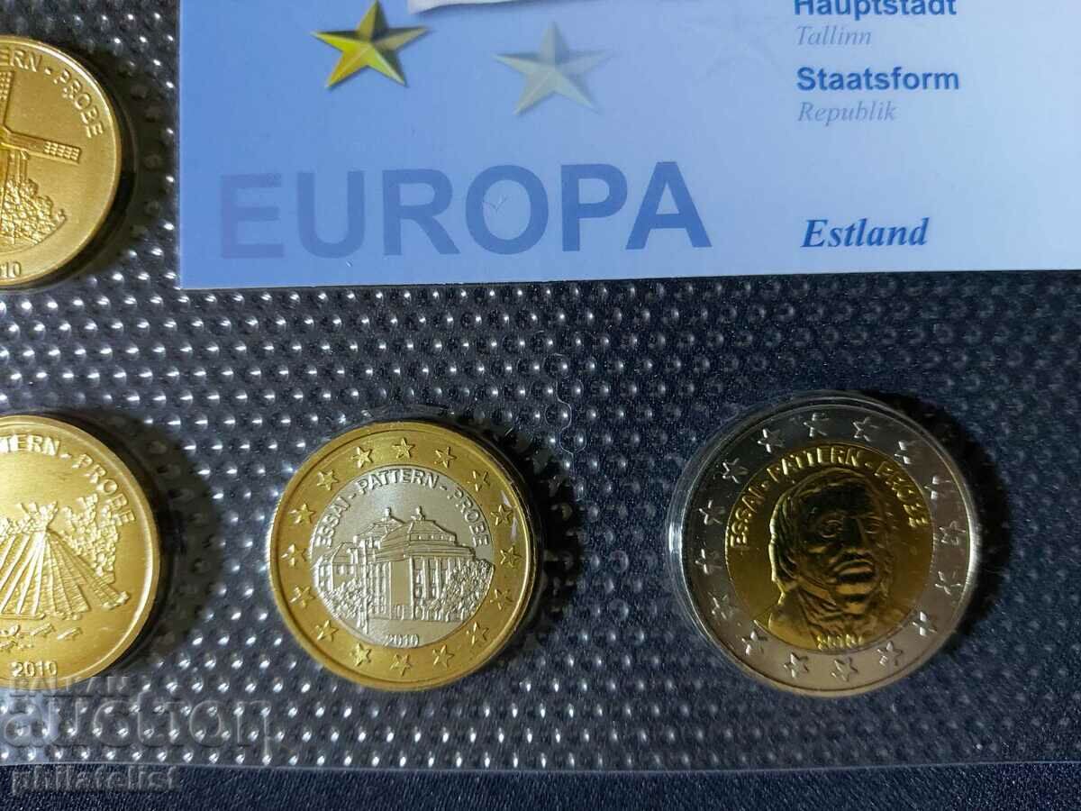 Trial Euro Set - Estonia 2010, 8 coins with price 22.00 BGN | € 11.25