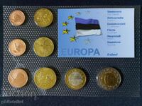 Trial Euro Set - Estonia 2010, 8 coins