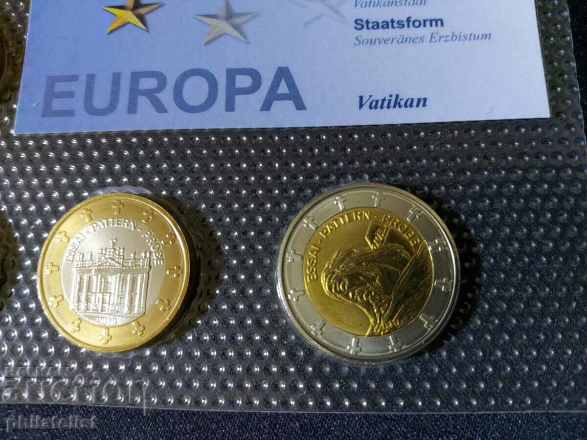 Trial Euro Set - Vatican City 2010, 8 coins with price 22.00 BGN | € 11.25 Trial Euro Set - Vatican City 2010, 8 coins with price 22.00 BGN | € 11.25