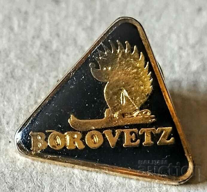 Metal retro pin badge - BOROVETZ