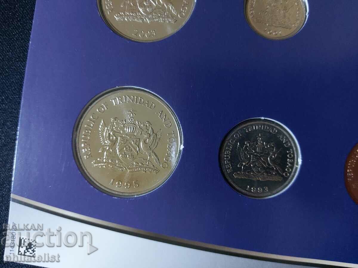 Auction Complete set - Trinidad and Tobago 1993 - 2003, 6 coins Auction Complete set - Trinidad and Tobago 1993 - 2003, 6 coins