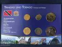 Set complet - Trinidad și Tobago 1993 - 2003, 6 monede