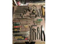 A large lot of tools.