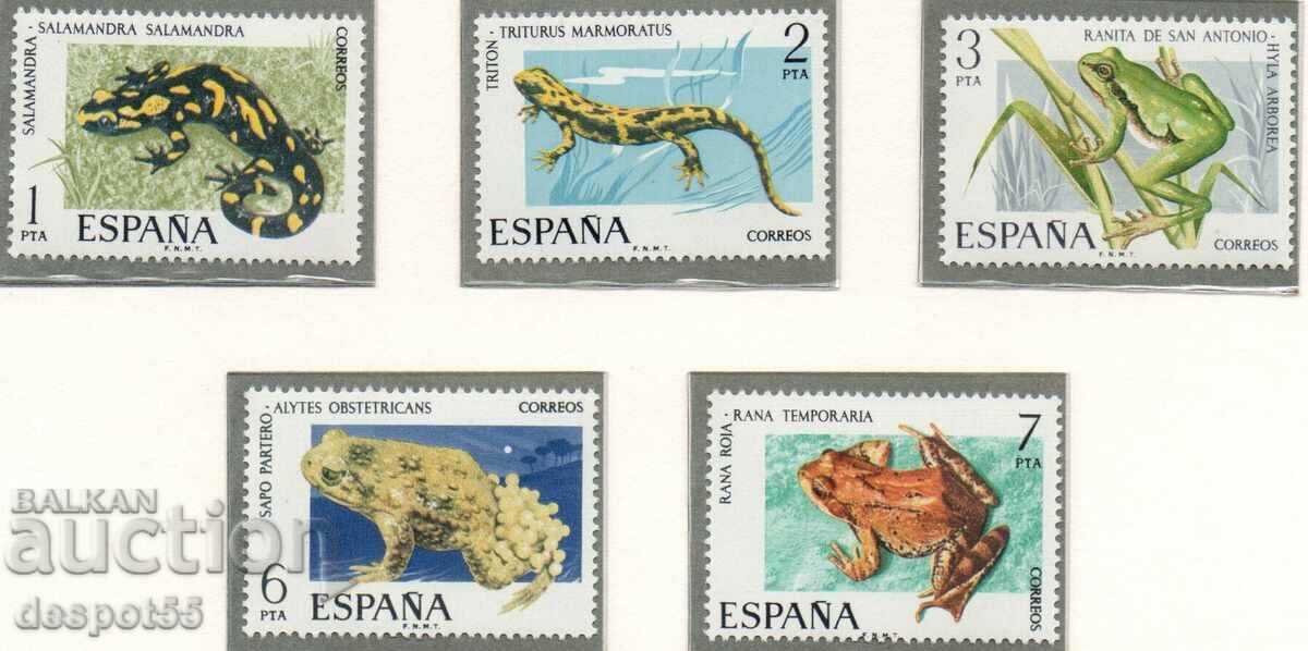 1975. Spain. Fauna - Amphibians.