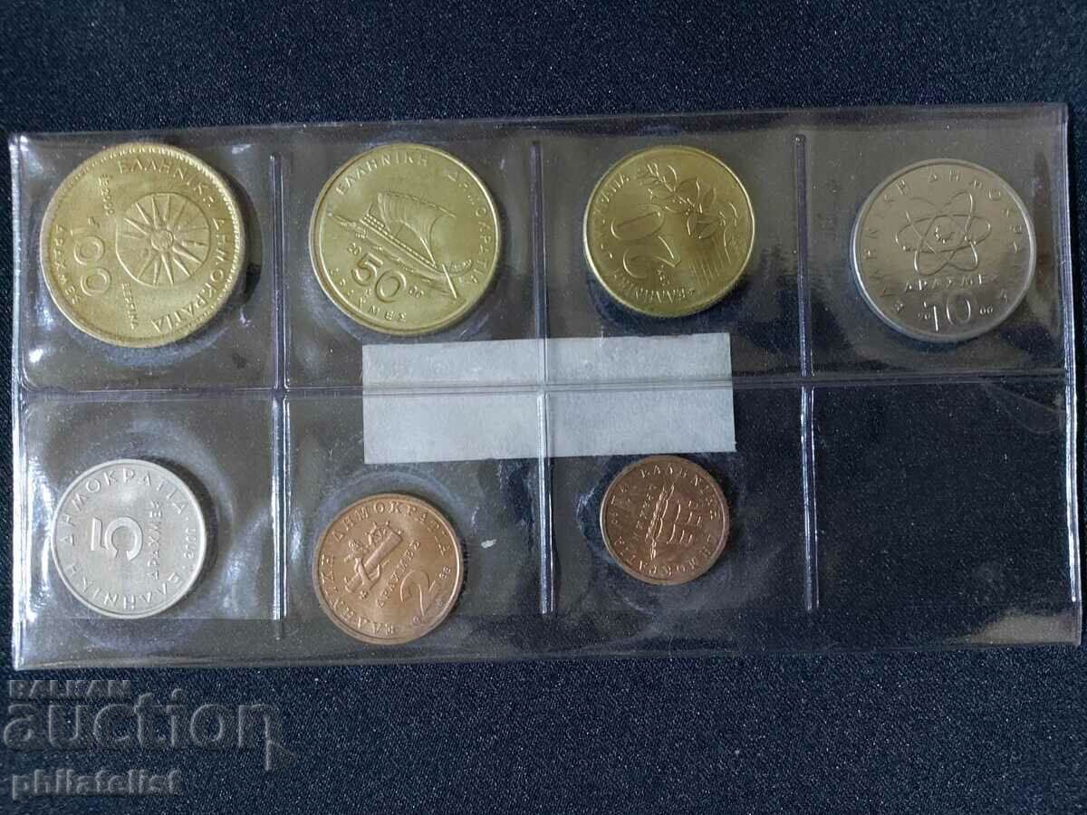 Auction Complete set - Greece 1988 - 2000, 7 coins Auction Complete set - Greece 1988 - 2000, 7 coins