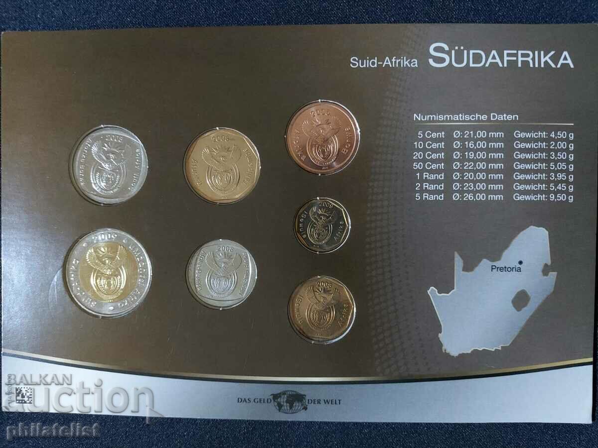 Auction South Africa 2005 - 2009 - Complete set of 7 coins Auction South Africa 2005 - 2009 - Complete set of 7 coins