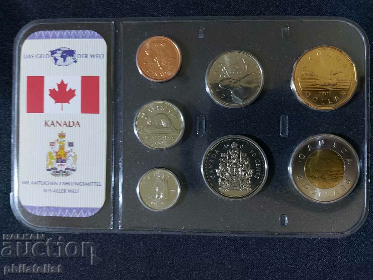 Καναδάς 2007-2008 - Ολοκληρωμένο σετ, 7 νομίσματα