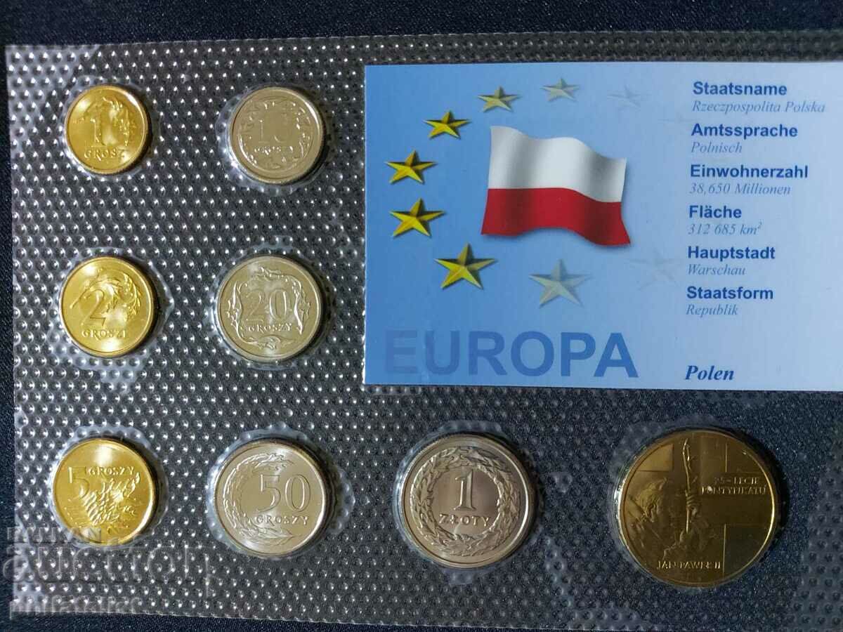 Ολοκληρωμένο σετ - Πολωνία 1992 - 2005, 8 νομίσματα με τιμή 22.00 BGN | € 11.25 Ολοκληρωμένο σετ - Πολωνία 1992 - 2005, 8 νομίσματα με τιμή 22.00 BGN | € 11.25