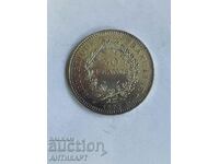 Moneda de argint #2 50 franci Franța 1978 Argint