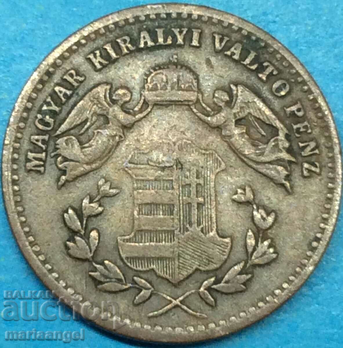 Ουγγαρία 1 Kreuzer 1872 KV Αυστρία Άγγελοι