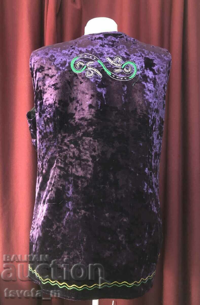 Auction Vest, velvet - folk costume Auction Vest, velvet - folk costume