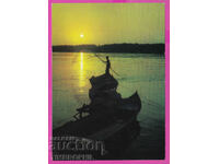 310842 / Silistra - Ηλιοβασίλεμα στον ποταμό Δούναβη 1984 Σεπτέμβριος