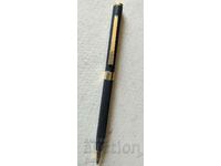 Vintage ZIPPO στυλό, μαύρο ματ, χρυσό δάχτυλο
