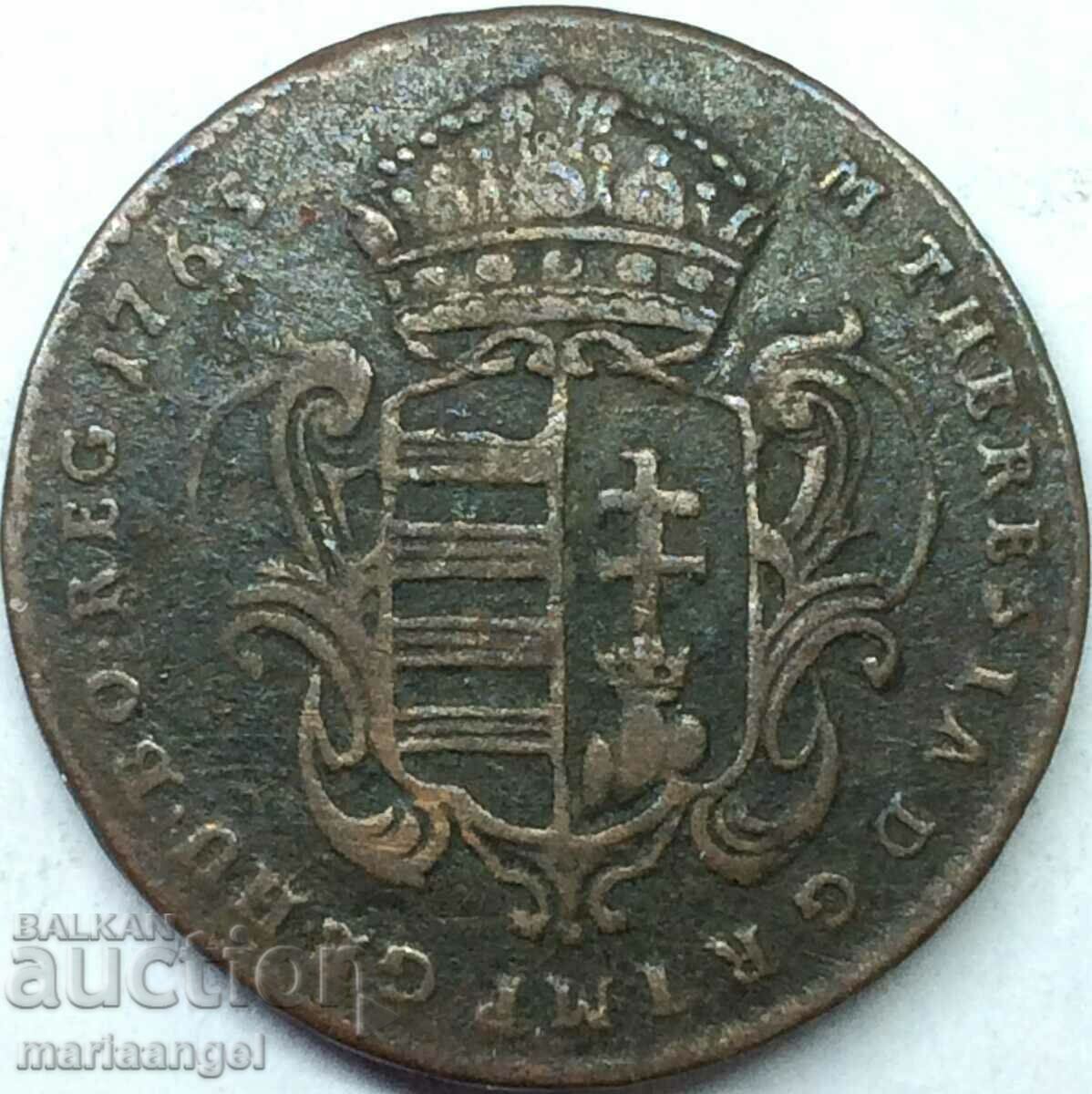 Унгария 1 денар 1765 Австрия М.Терезия  - рядка