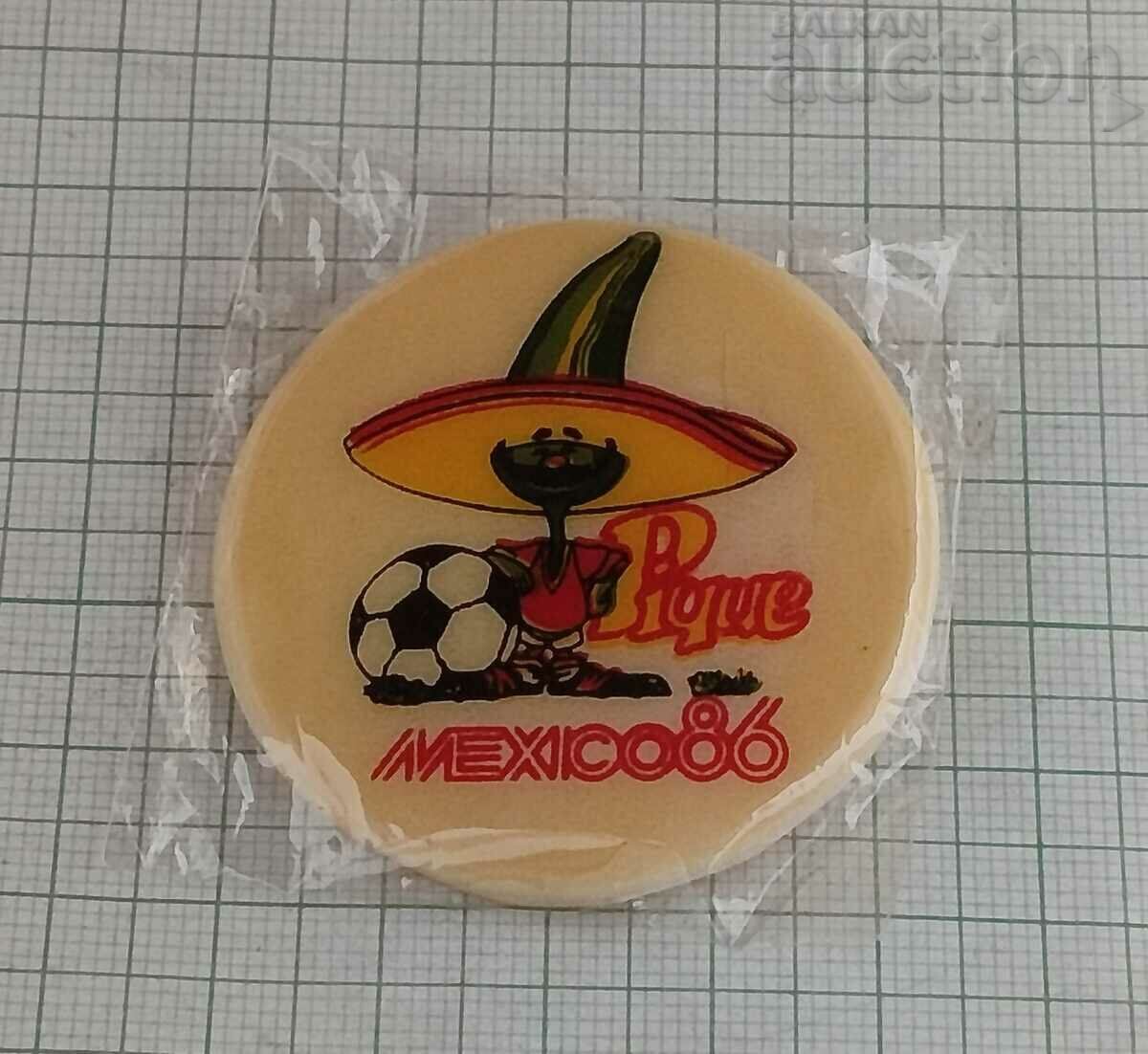 FOOTBALL PIQUE MEXICO 1986 TALISMAN