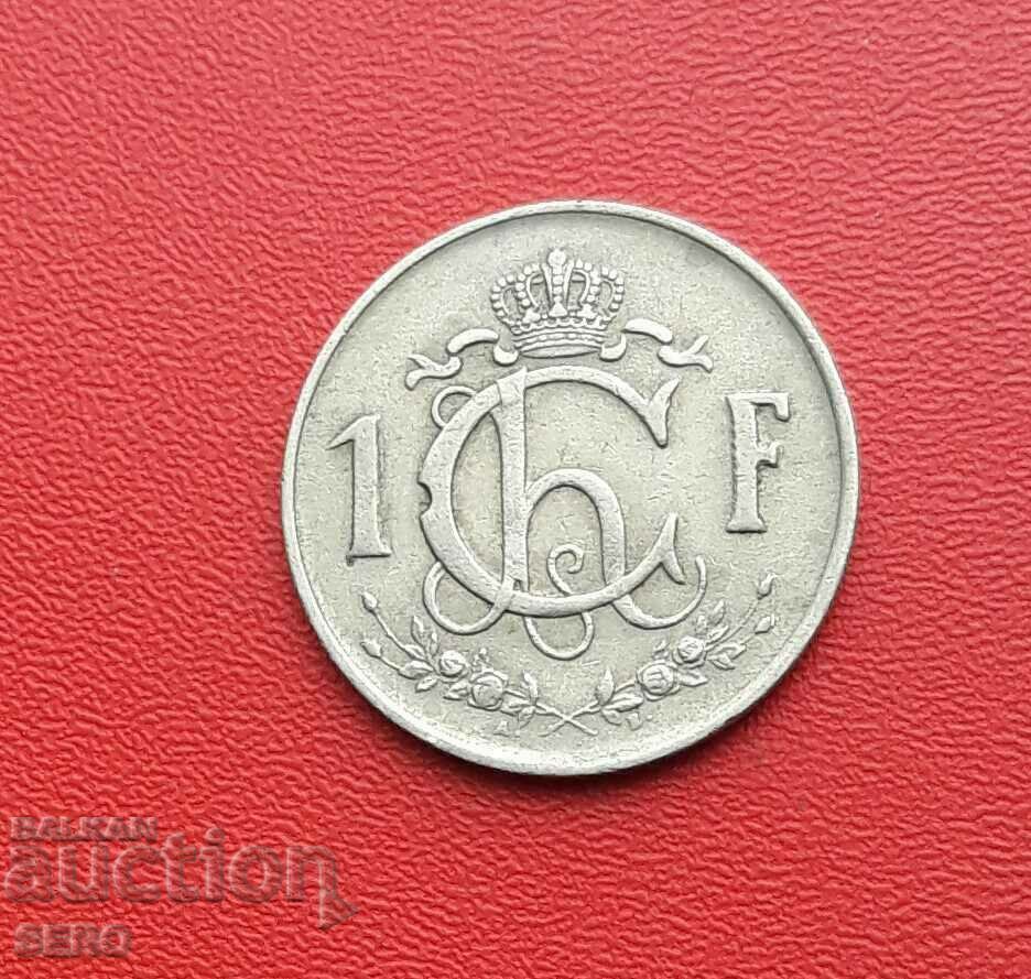 Luxembourg-1 franc 1952