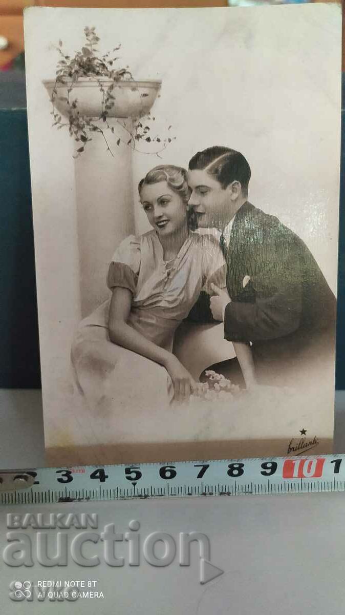 Vintage lovers card