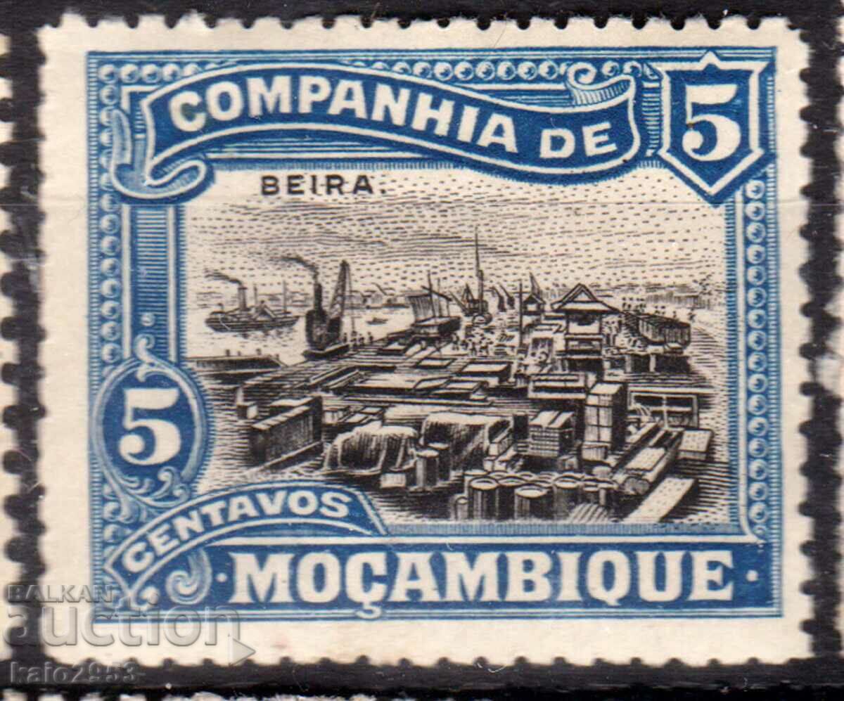 Mozambique Company-1918-Regular-View from Beira-harbour,MLH