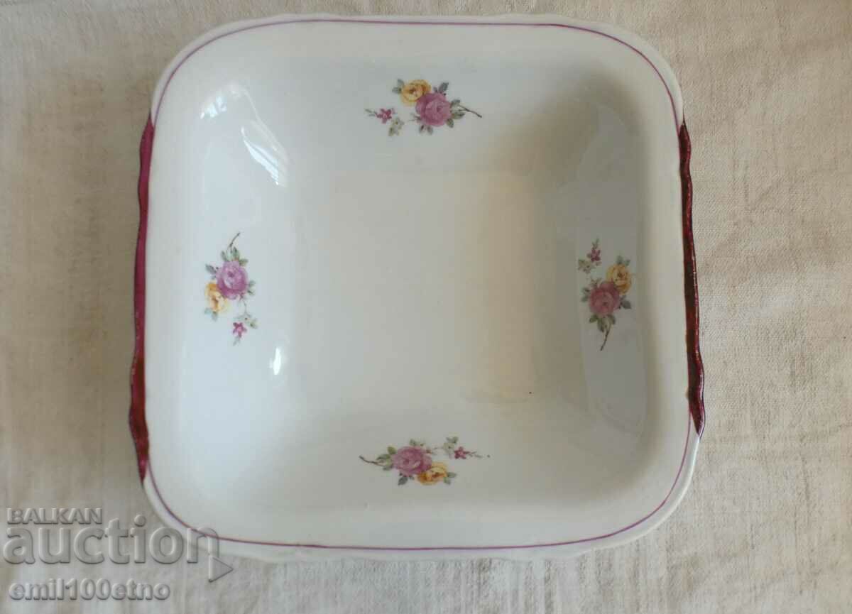 Bowl, plate, salad bowl, fruit bowl, old Bulgarian porcelain