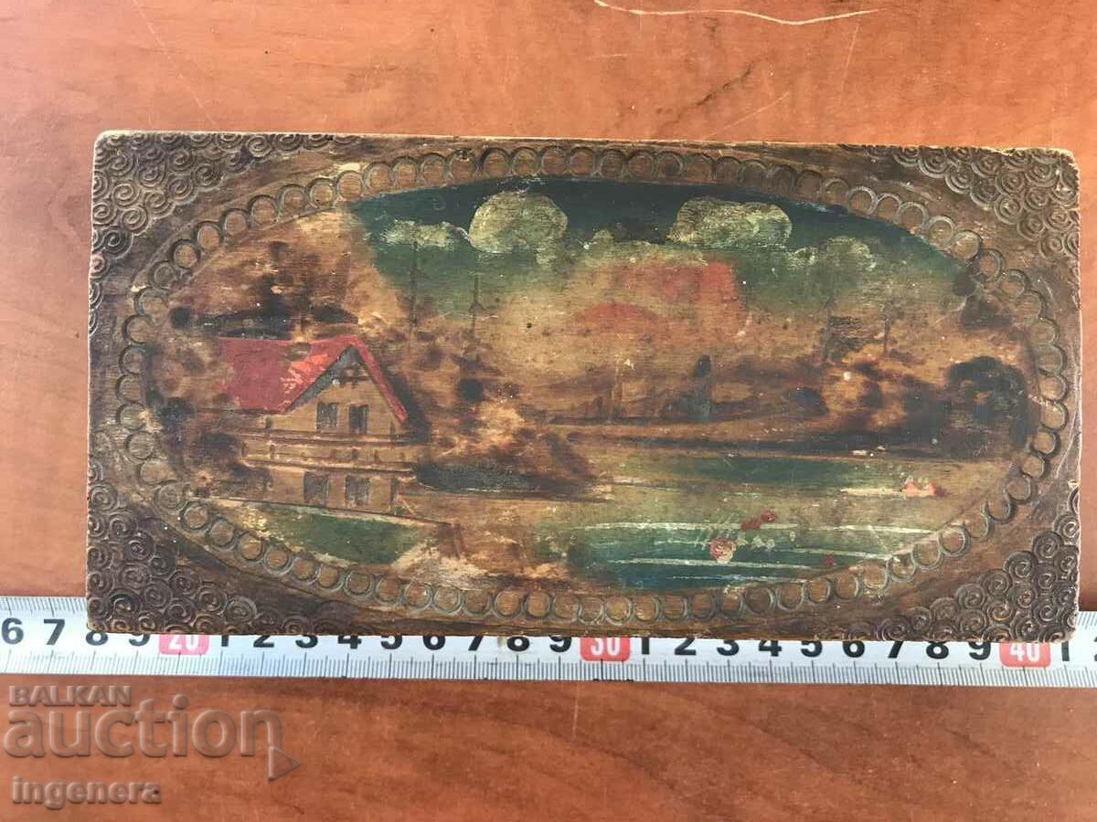 BOX WOOD PYROGRAPH DRAWING ANTIQUE FROM SOCA with price 13.00 BGN | € 6.65 BOX WOOD PYROGRAPH DRAWING ANTIQUE FROM SOCA with price 13.00 BGN | € 6.65