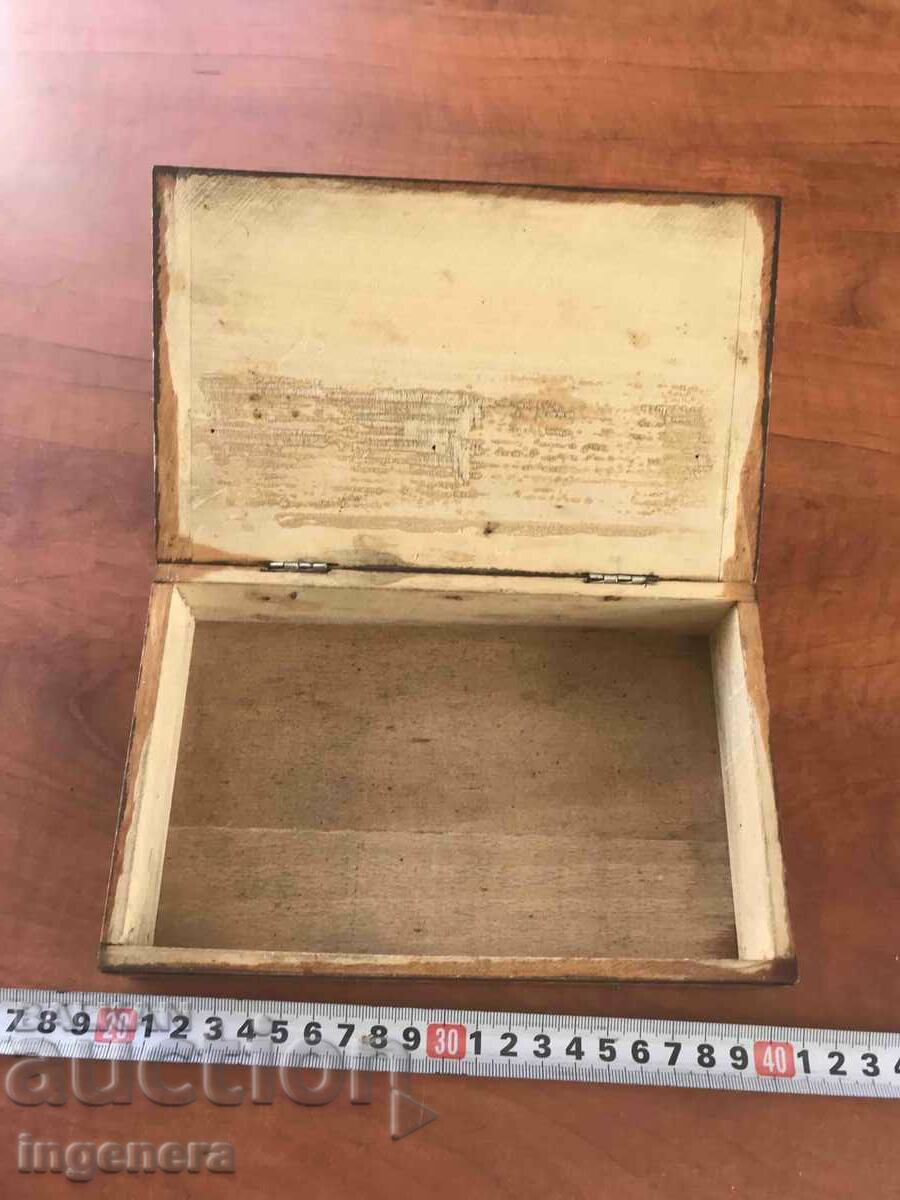 ΞΥΛΙΝΟ ΚΟΥΤΙ ΑΝΤΙΚΕ ΠΥΡΟΓΡΑΦΟ με τιμή 9.00 BGN | € 4.60 ΞΥΛΙΝΟ ΚΟΥΤΙ ΑΝΤΙΚΕ ΠΥΡΟΓΡΑΦΟ με τιμή 9.00 BGN | € 4.60