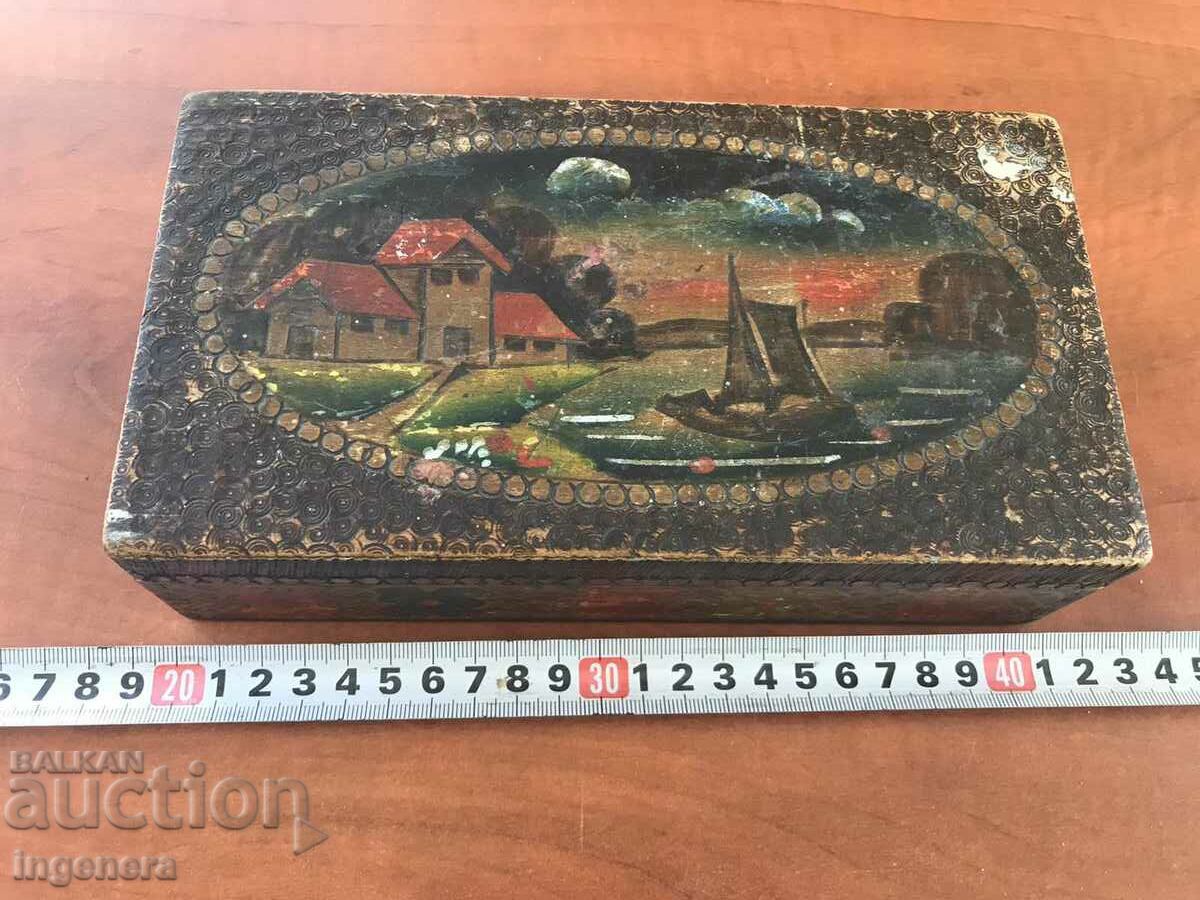 BOX BOX WOOD PYROGRAPHED PAINTED COLOR RETRO with price 16.00 BGN | € 8.18 BOX BOX WOOD PYROGRAPHED PAINTED COLOR RETRO with price 16.00 BGN | € 8.18