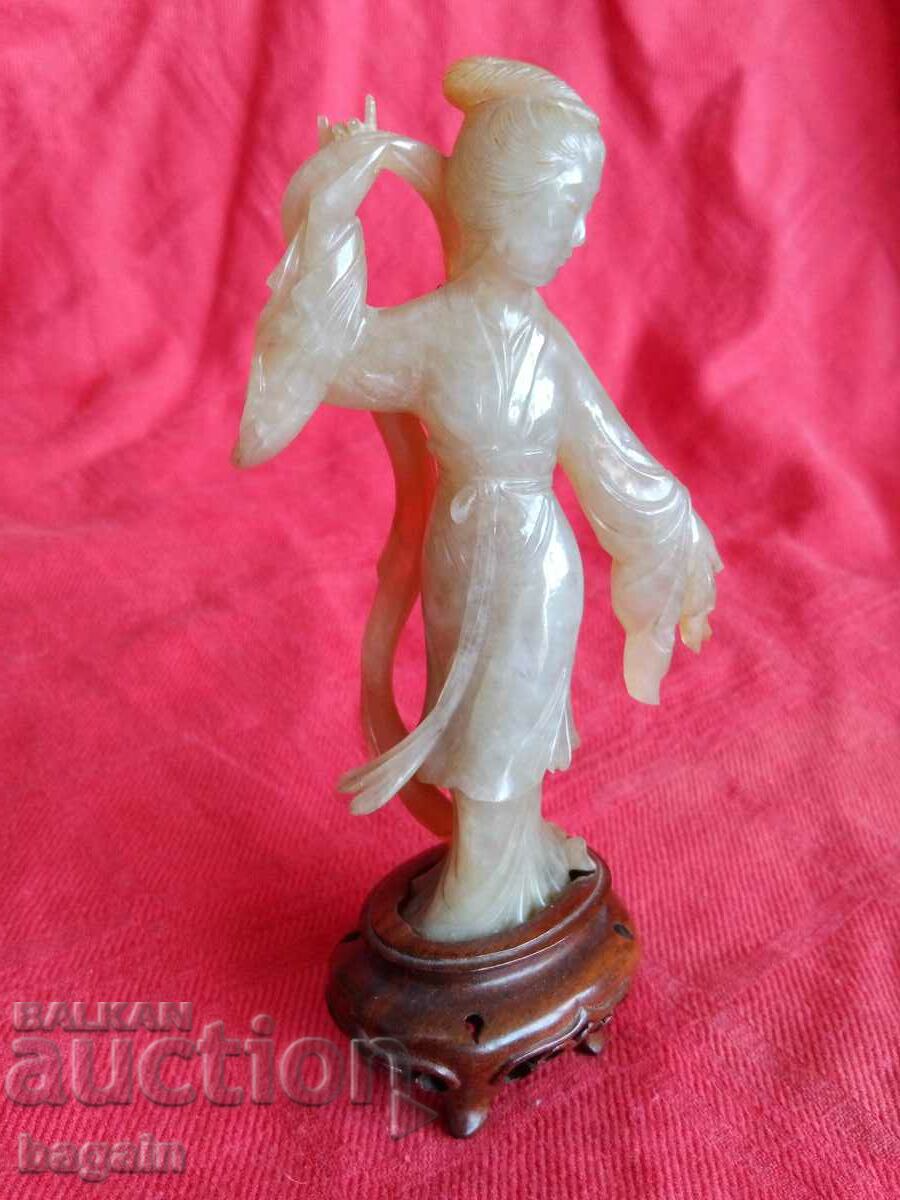 A unique jade figurine.