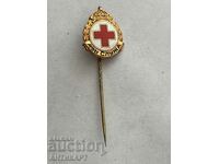 rare Royal Red Cross badge I Serve bronze enamel
