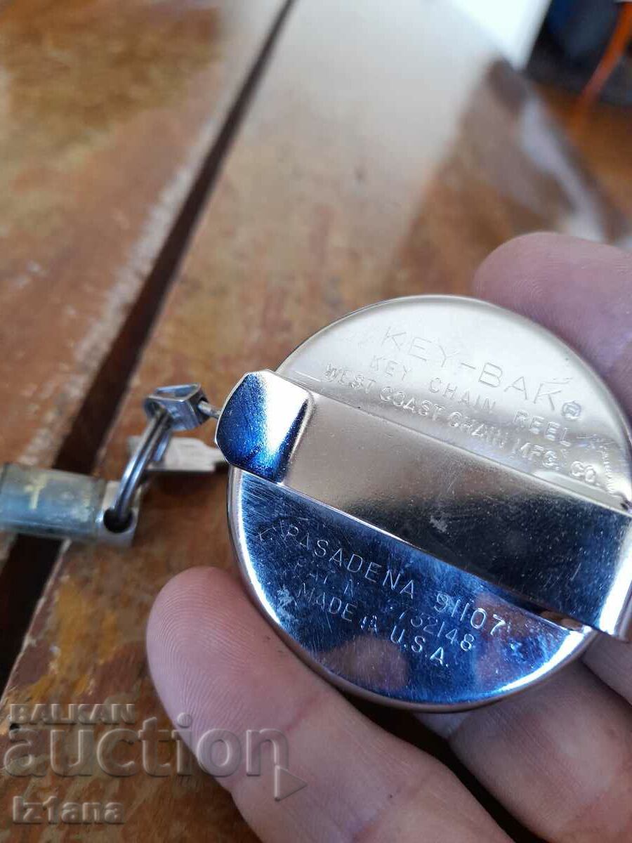 Veche KEY BAK Retractable Chain Works Clip West Coast - 5 Veche KEY BAK Retractable Chain Works Clip West Coast - 5