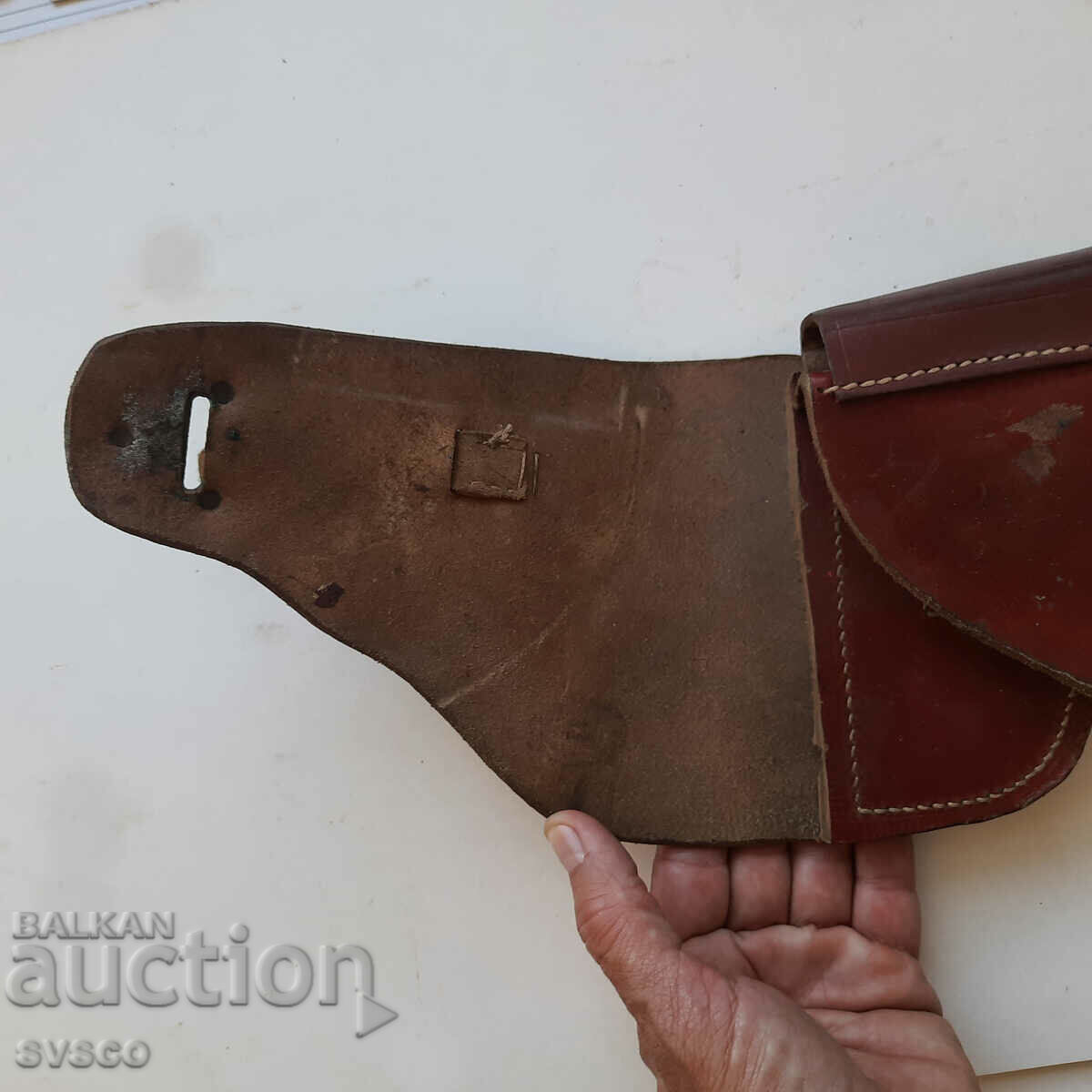 Delivery of Old leather holster Delivery of Old leather holster