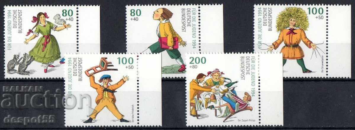 1994. Γερμανία. Φιλανθρωπικά Γραμματόσημα - Παραμύθια.