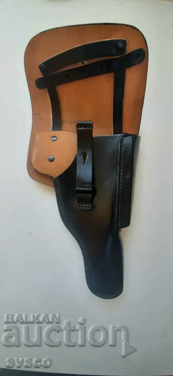 Leather gun holster with price 80.00 BGN | € 40.90 Leather gun holster with price 80.00 BGN | € 40.90