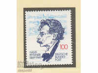 1994. Germania. 125 de ani de la naștere a lui Hans Pfitzner, compozitor.