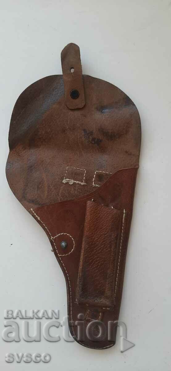 Auction  Old leather holster
