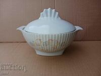 Old porcelain, porcelain soup bowl Razgrad