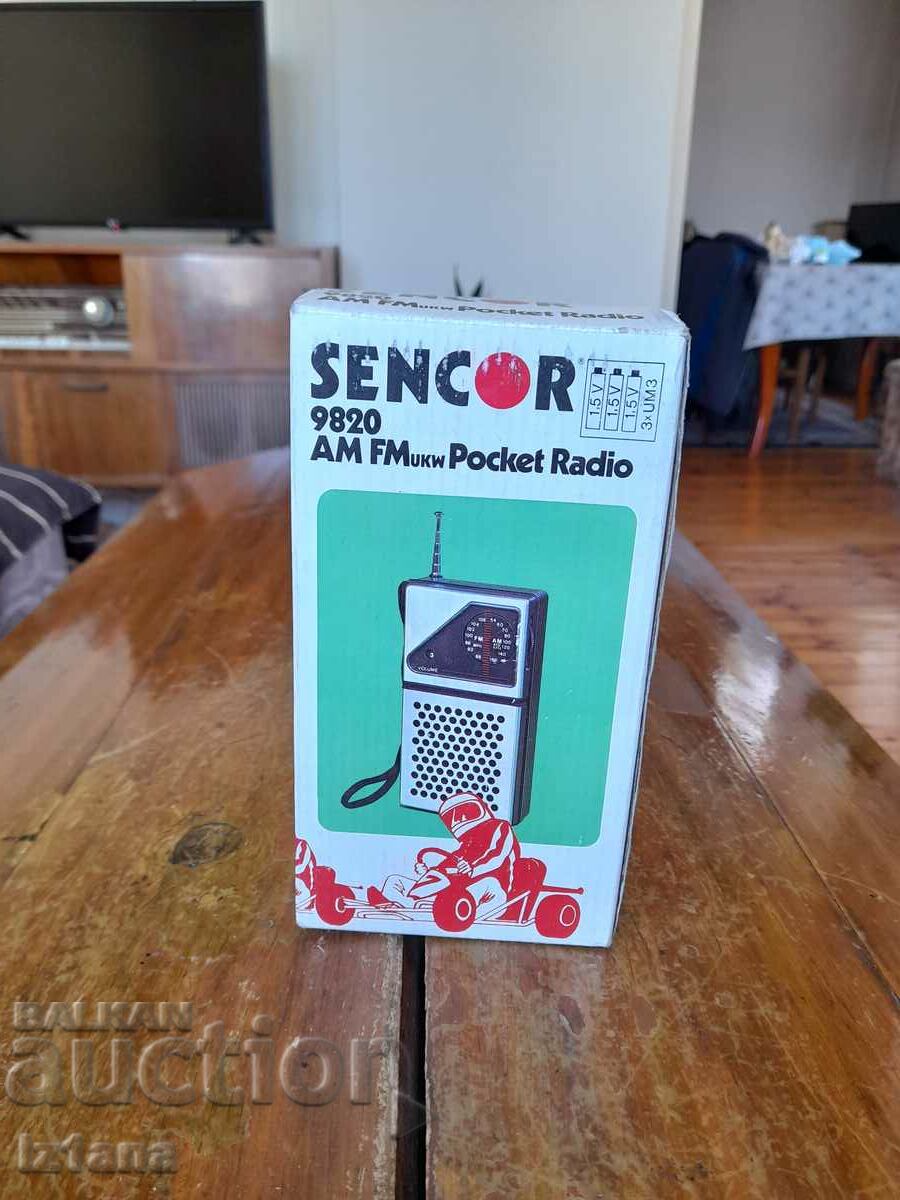 Παλιό ραδιόφωνο, ραδιοφωνικός δέκτης Sencor