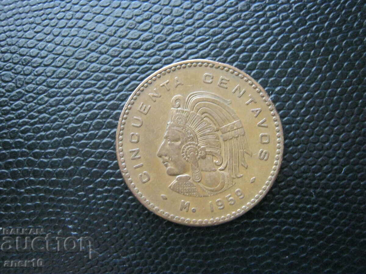 Mexic 50 centavos 1959