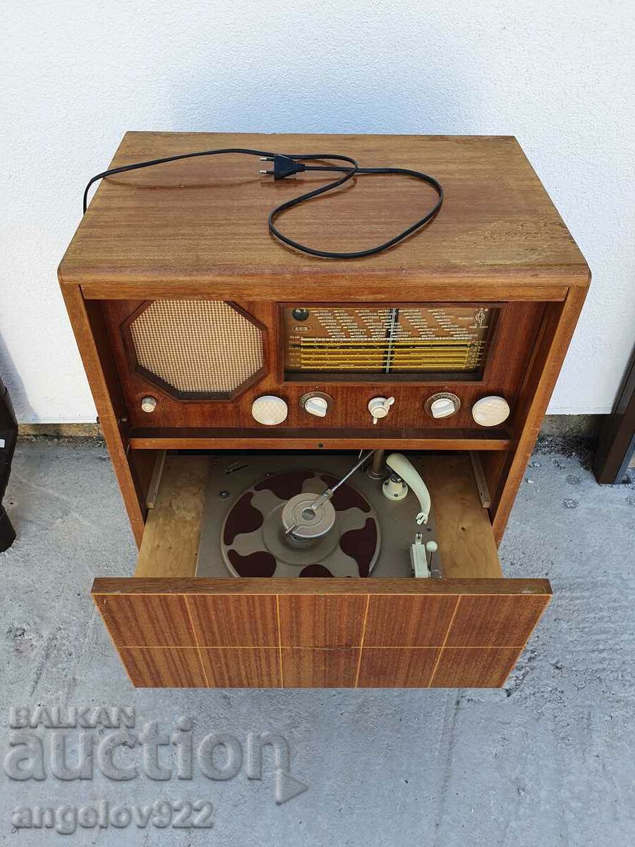 Vintage DUX Radio Turntable