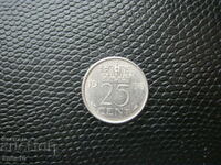 Netherlands 25 cent 1950