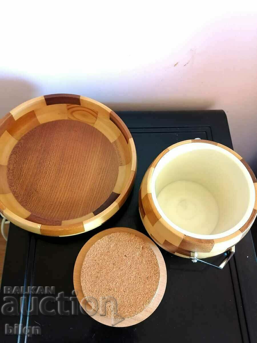 Delivery of Lovely Old Mark English Wooden Icebox Delivery of Lovely Old Mark English Wooden Icebox