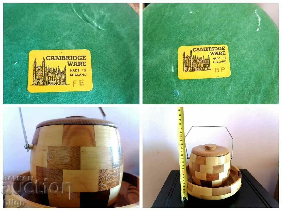 Lovely Old Mark English Wooden Icebox - 6 Lovely Old Mark English Wooden Icebox - 6